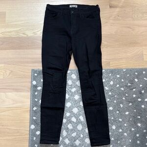 Madewell Black Skinny Jeans Classic Style
